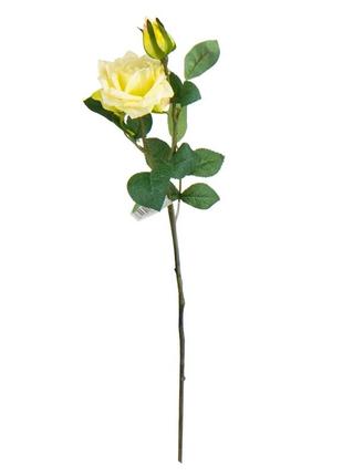 Роза "лаура", белая, 47 см