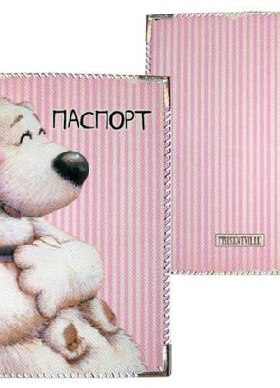 Обложка на паспорт мама медведица