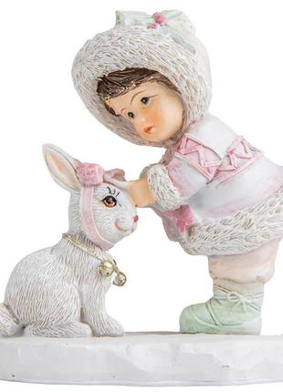 Статуэтка "эскимос с кроликом"