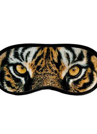 Маска для сна глаза тигра