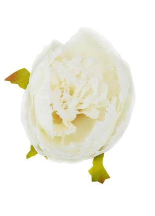 Набір декоративних квітів "бутон півонії" білий