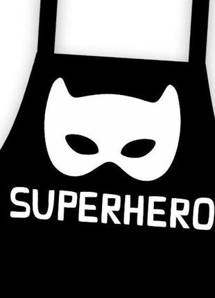 Фартух підлітковий з написом superhero (супергерой)
