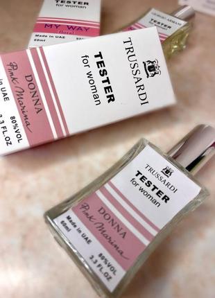 Жіночі парфуми тестер trussardi donna pink marina fiori