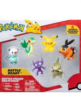 Набор игровых фигурок Pokemon W6 (6 фигурок)