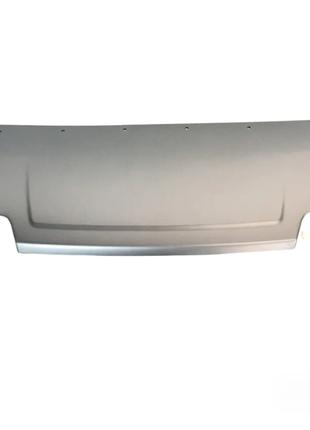 Накладка губы переднего бампера Ford Escape MK3 17-19 серебро ...