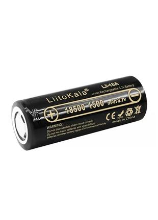 Аккумулятор LiitoKala 18500 Li-Ion 3.7V 1500mAh