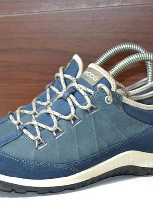 Ecco gtx 37р кроссовки ботинки кожаные оригинал демисезон
