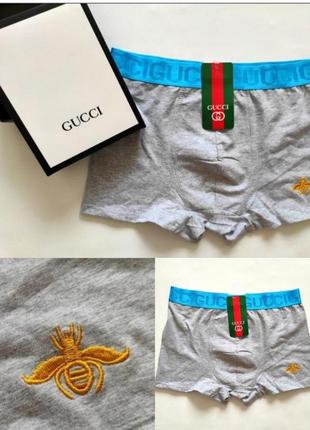 Gucci мужские трусики боксеры в коробке трусы шори серые гуси ...