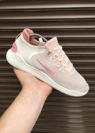 Nike free rn 2018 peach 42р 26,5см кроссовки оригинал