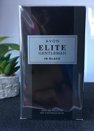 Туалетная вода elite gentleman in black для него, 75 мл, avon/...