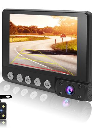 Автомобільний відеореєстратор C9, LCD 4 '', WDR, 1080P Full HD...