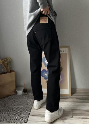 Мужские брюки левайс джинсы 501 levis 33 Черные