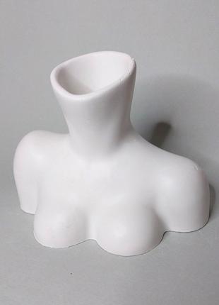 Гіпсова фігурка для розмальовування Кашпо Жіноче тіло