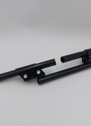 Кермо з клипонами універсальний 22 мм цільний пруток Чорне
