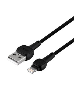 Кабель USB XO NB132 Lightning Колір Чорний