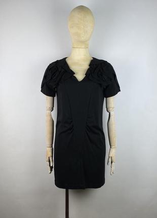 Оригинальное женское платье miu miu by prada strech black midi...