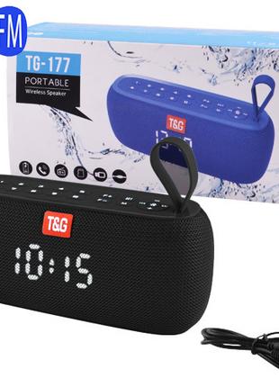 Bluetooth-колонка TG177, speakerphone, радио, PowerBank, часы,...