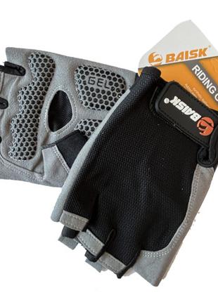 Велоперчатки BAISK BSK-606, gray, L size