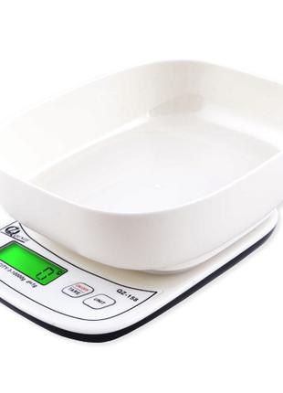 Весы кухонные QZ-158A, 10кг (1г), чаша