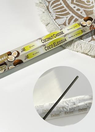 Пыльцевое благовоние Кокос (20 палочек) Tulasi coconut Incense...