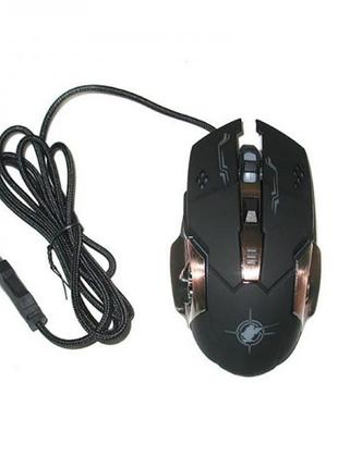 Игровая мышка с подсветкой Gaming Mouse X6 / Мышка для ноутбук...