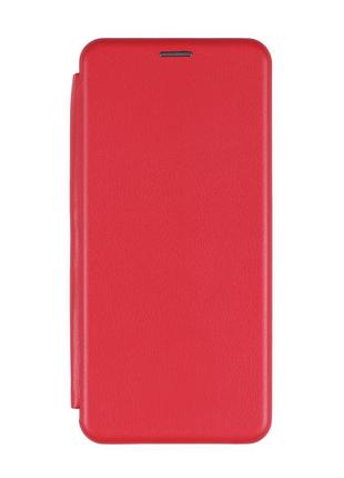 Чехол-книжка кожа для Xiaomi Redmi 12 4G Цвет Красный