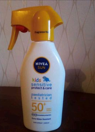 Молочко крем для загара Nivea 300 мл. Kids