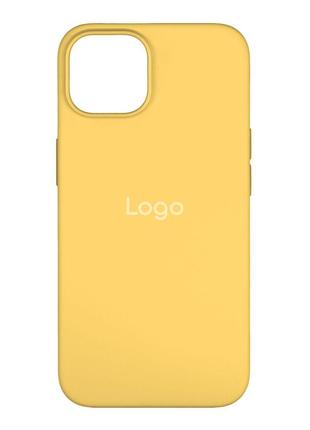 Чехол Original Silicone+MagSafe для iPhone 14 Plus Цвет 6, Sun...
