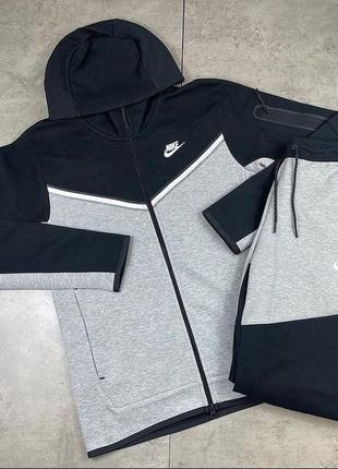 Nike tech fleece black gray