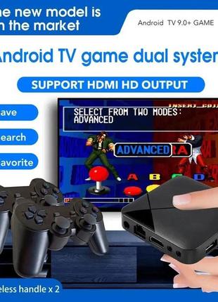 Игровые тв приставки для телевизора Android TV 10 4G Wi-Fi HD ...