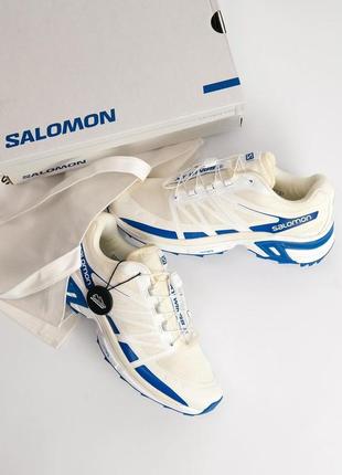 Кроссовки salomon xt-wings 2 jjjjound lapis blue vanilla ice w...