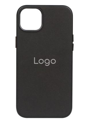 Чехол для iPhone 14 Plus Leather Case Цвет Midnight