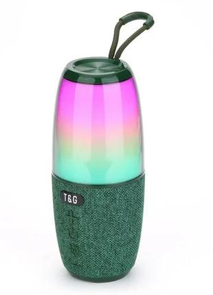 Bluetooth-колонка TG644 с RGB ПОДСВЕТКОЙ, speakerphone, радио,...