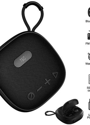 Bluetooth-колонка с наушниками TG813, c функцией speakerphone,...