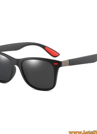 Солнцезащитные очки Wayfarer с поляризацией дизайн Ray-Ban пол...