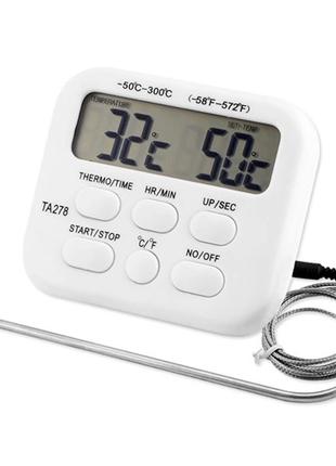 Термометр кухонный ТА-278 с выносным датчиком от -50 до 300°С