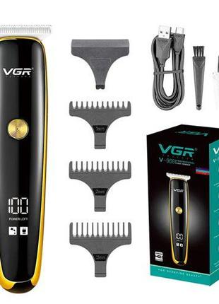 Машинка (триммер) для стрижки волос VGR V-966 GOLD, Profession...