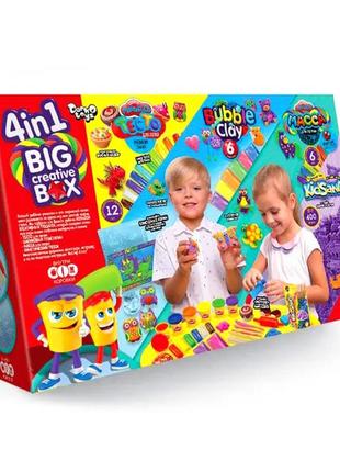 Набор для творчества “big creative box 4в1” danko toys bcrb-01-01