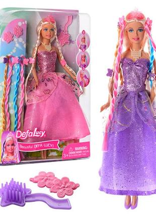 Кукла принцесса с аксессуарами defa lucy 8182 розовая