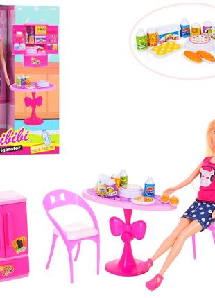 Кукла с кухонной мебелью и аксессуарами kaibibi bld133
