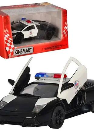 Автомодель металлическая lamborghini murcielago lp640 police k...