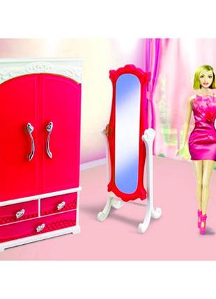 Кукольная мебель «гардероб» girls favorite 3009