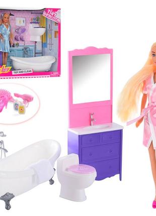 Ляльковий ігровий набір "ванна кімната" defa lucy 8436