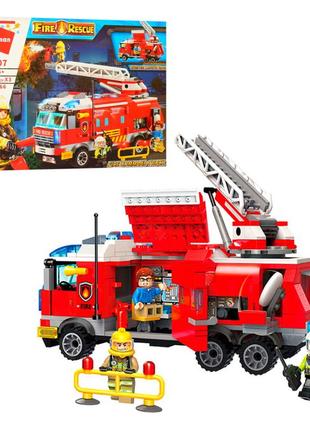 Конструктор “пожарная машина” fire rescue qman 2807