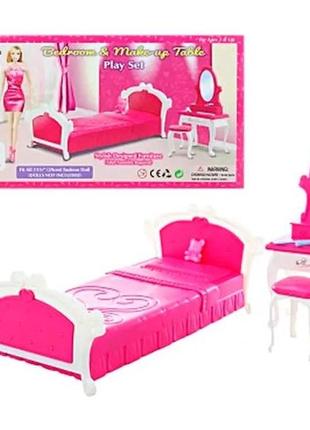 Кукольная игрушечная мебель “спальня” girls favorite 3014