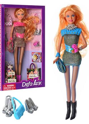Кукла с аксессуарами шоппинг shopping defa lucy 8285