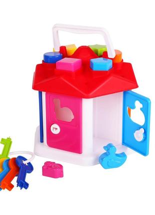 Развивающая игрушка сортер “умный малыш домик” технок 2438