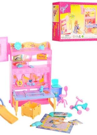 Кукольная игрушечная мебель «детская игровая комната» gloria 2...