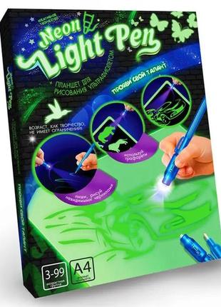 Набор для творчества рисование ультрафиолетом “neon light pen”...