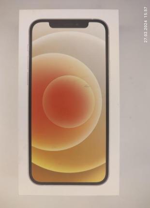 Коробка Apple iPhone 12, White 128Gb, A2404